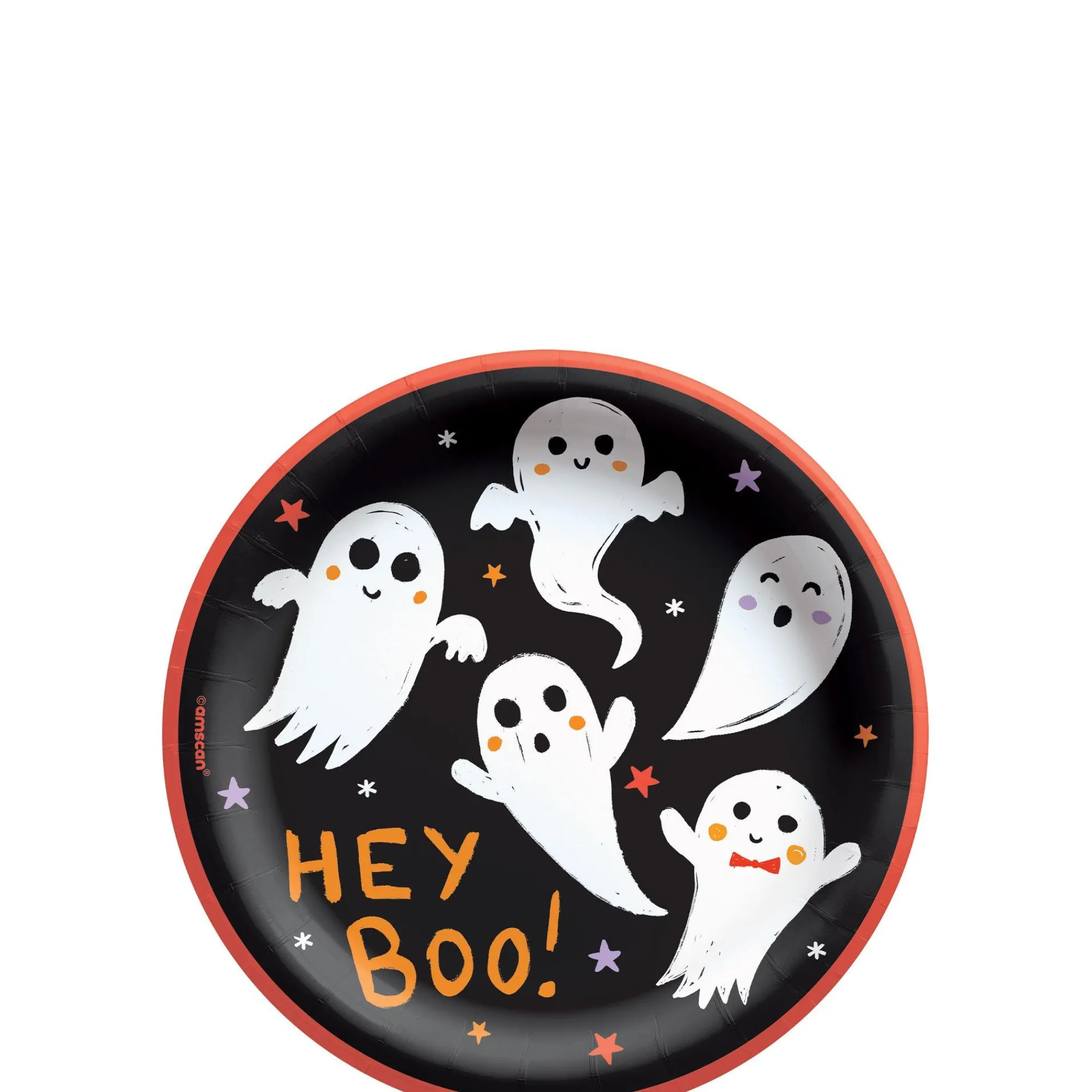 Party City Spooky Friends|Spooky Friends Halloween Paper Dessert Plates, 6.75In, 50Ct