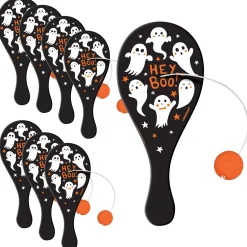 Party City Spooky Friends|Spooky Friends Halloween Paddle Balls, 8Ct