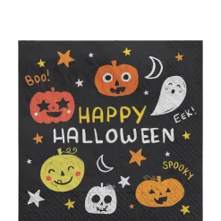 Party City Spooky Friends|Spooky Friends Halloween Paper Lunch Napkins, 6.5In, 100Ct