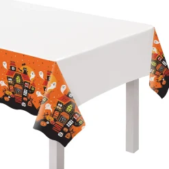 Party City Spooky Friends|Spooky Friends Halloween Plastic Table Covers, 54In X 84In, 3Ct
