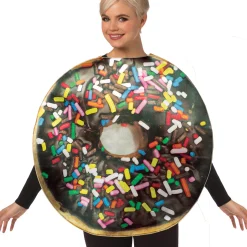 Women Party City Funny|Sprinkle Donut & Cold Brew Coffee Couples Costumes For Adults