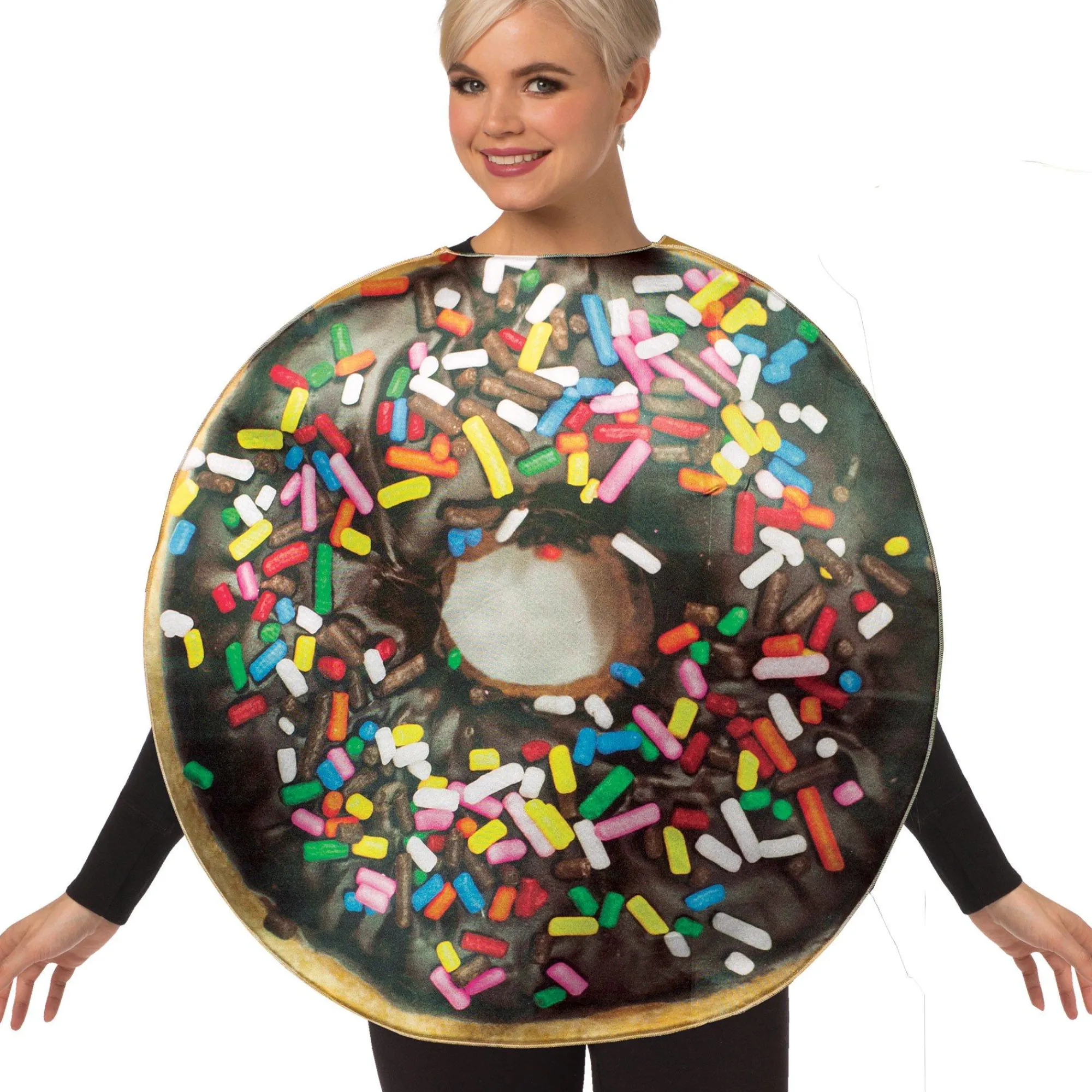 Women Party City Funny|Sprinkle Donut & Cold Brew Coffee Couples Costumes For Adults