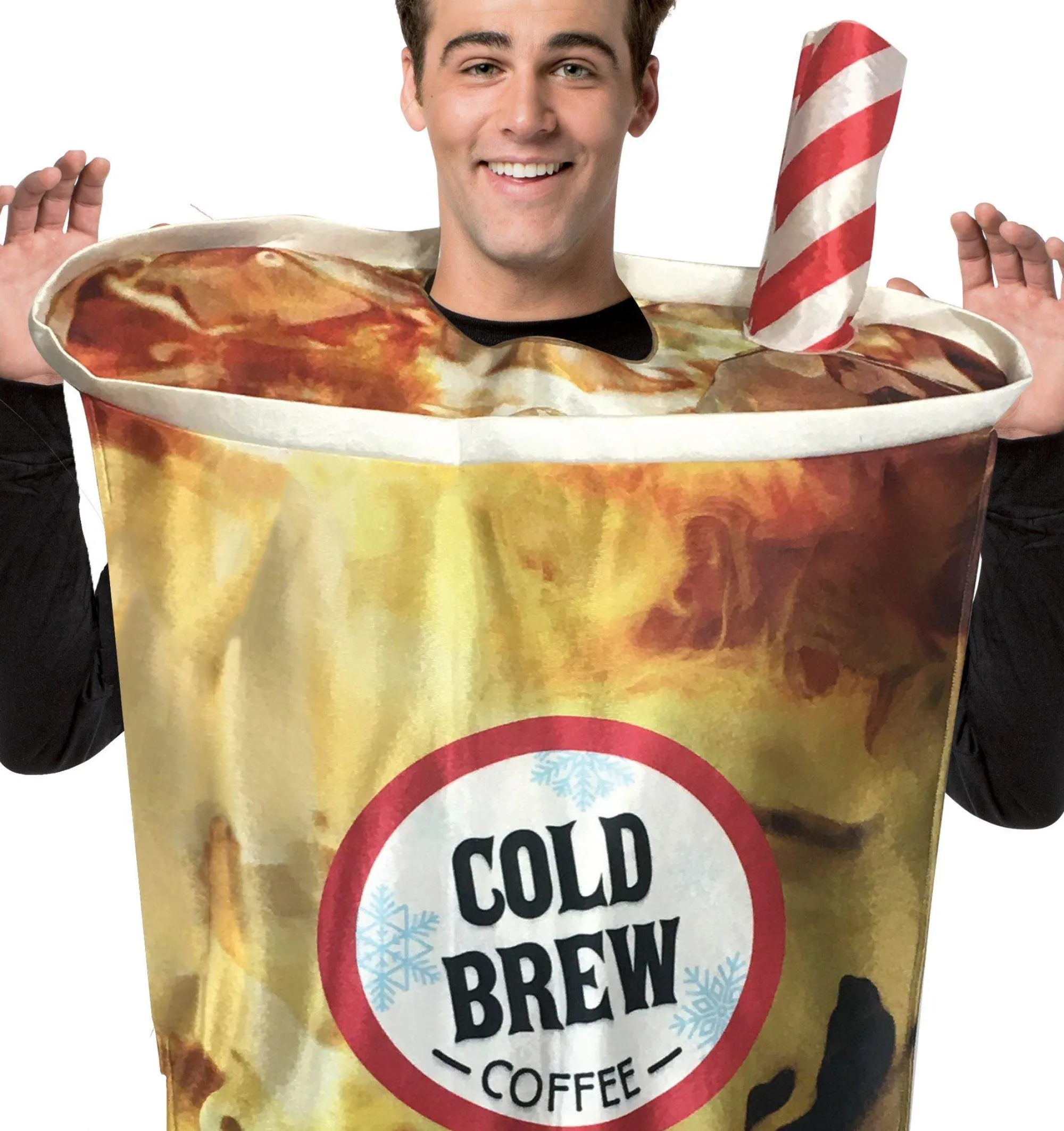 Women Party City Funny|Sprinkle Donut & Cold Brew Coffee Couples Costumes For Adults