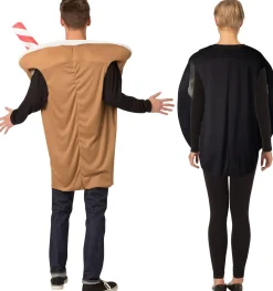 Women Party City Funny|Sprinkle Donut & Cold Brew Coffee Couples Costumes For Adults