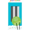 Party City Baking Supplies-Tall Black & White Sparkler Birthday Candles 18Ct Black &Amp; White