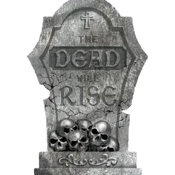 Party City Tombstones & Fencing|The Dead Will Rise Tombstone