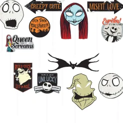 Party City Window & Wall Décor|The Nightmare Before Christmas Scene Setter With Photo Booth Props