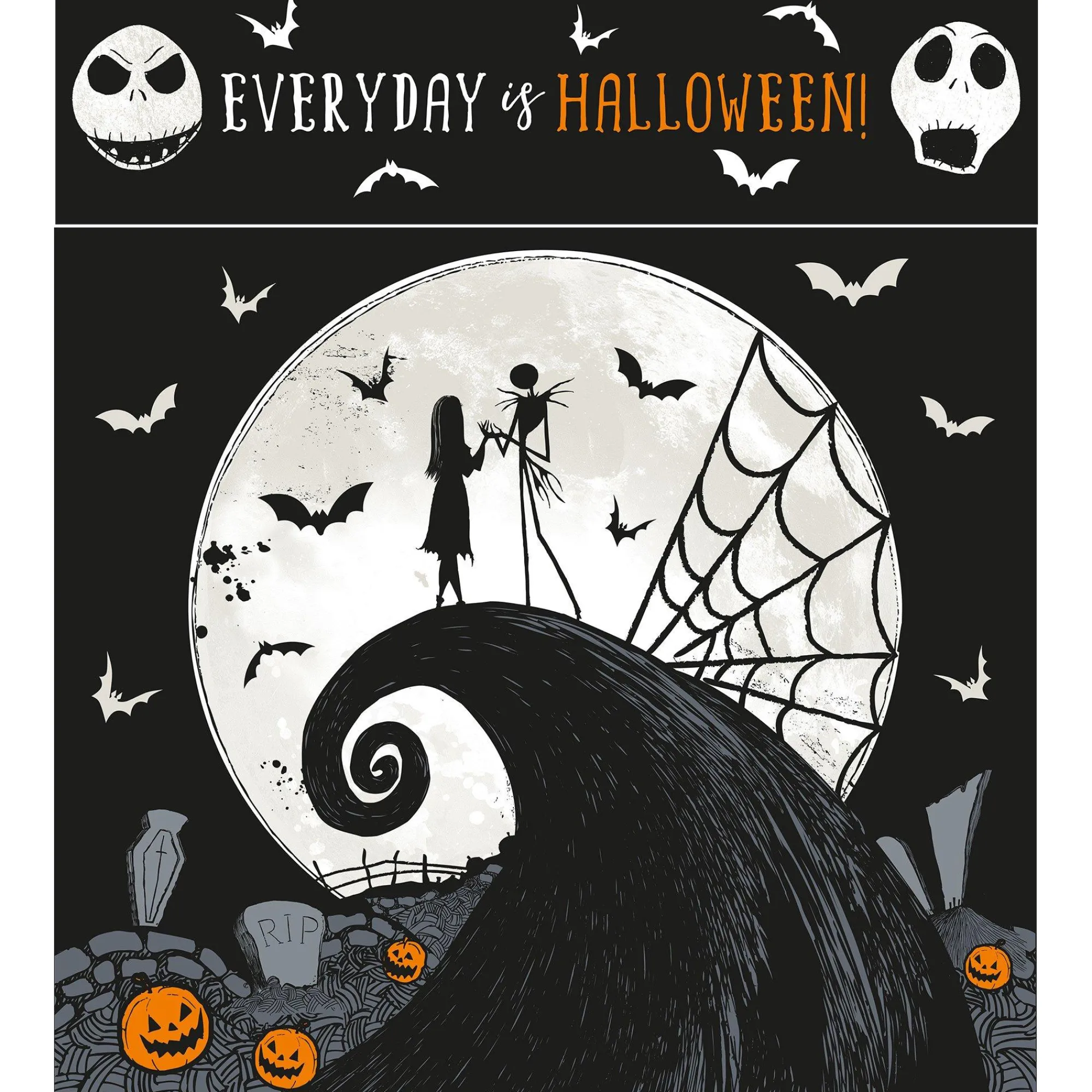 Party City Decorations|The Nightmare Before Christmas Scene Setter With Photo Booth Props