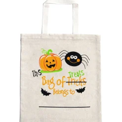 Party City Trick-Or-Treat Bags & Buckets|This Bag Of Treats Belongs To Cotton Tote Treat Bag, 14In X 16In