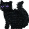 Party City Window & Wall Décor|Tinsel Black Cat