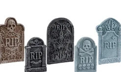 Party City Tombstones & Fencing|Tombstone Decoration Set 5Ct