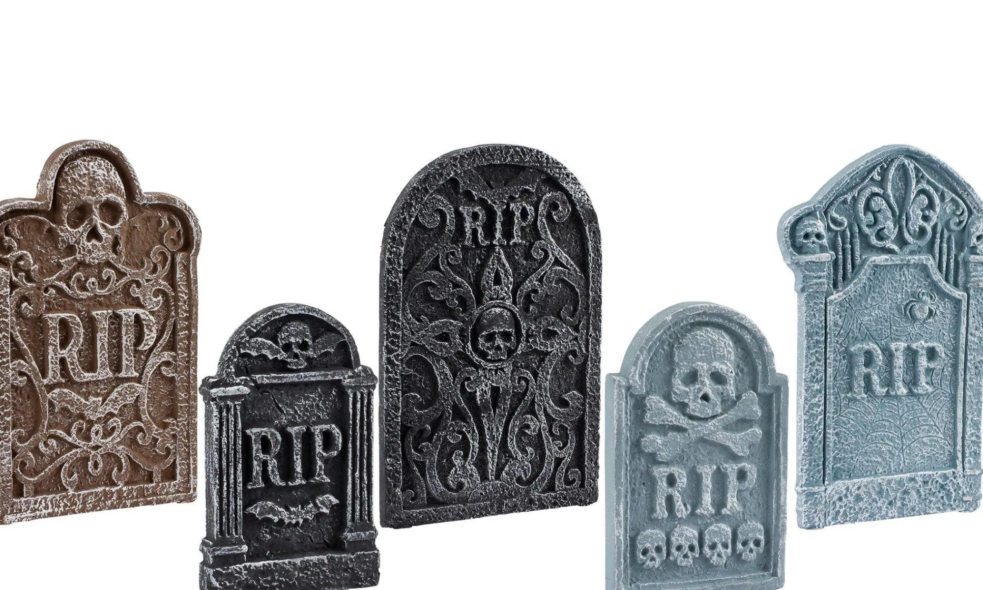 Party City Tombstones & Fencing|Tombstone Decoration Set 5Ct