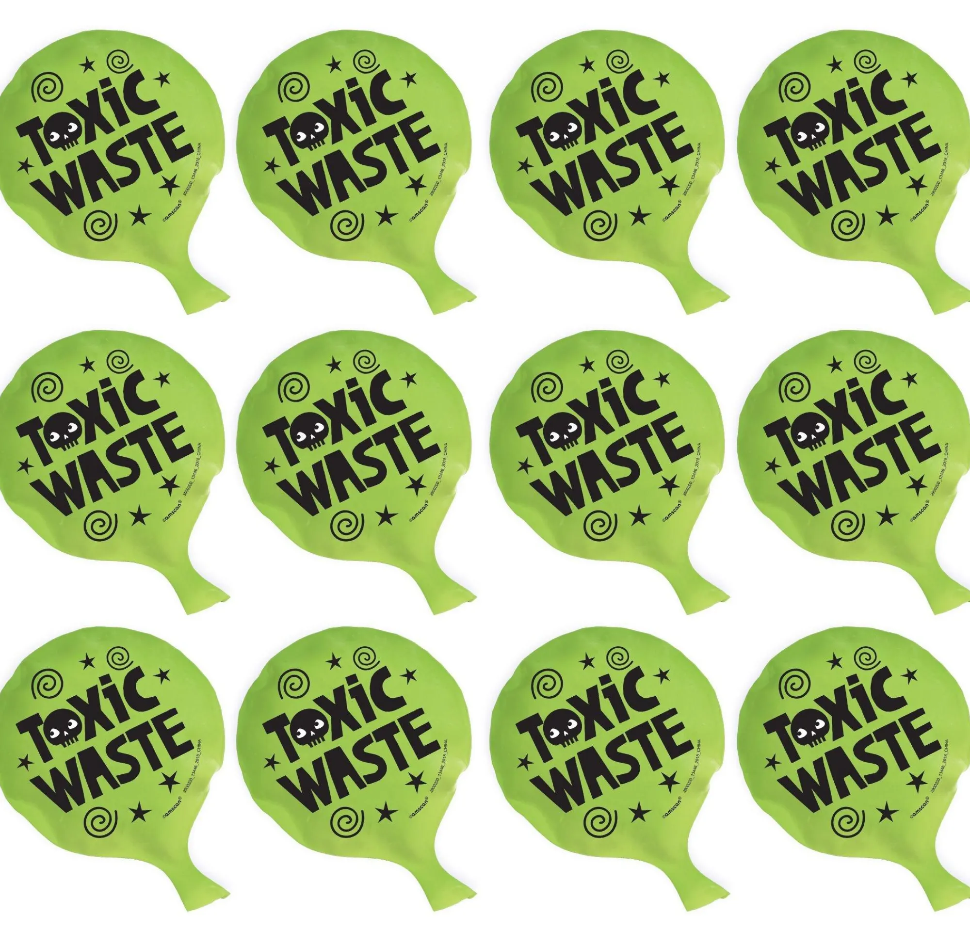 Party City Trunk Or Treat|Toxic Waste Whoopee Cushions 12Ct