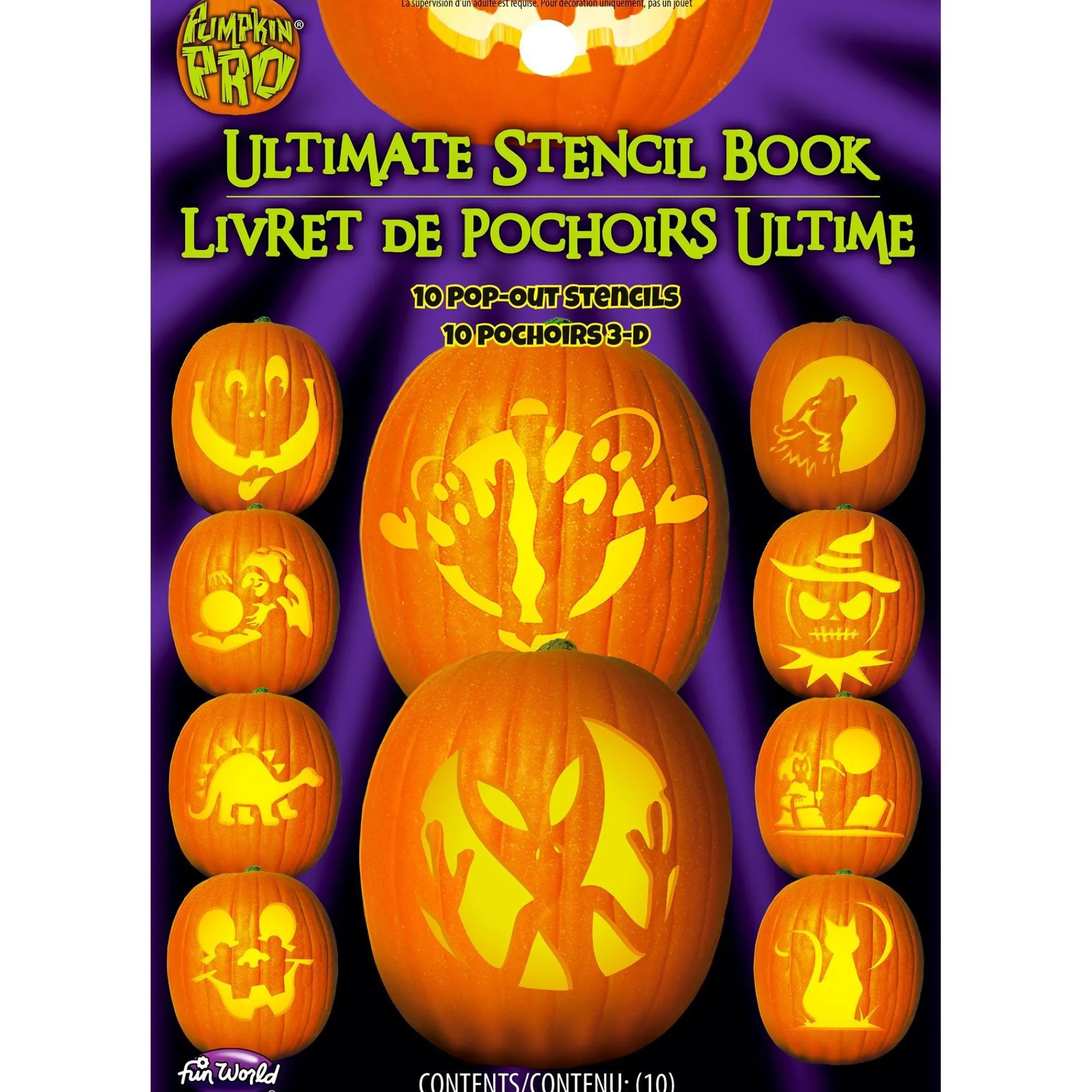 Party City Pumpkin Carving Kits|Ultimate Pumpkin Carving Stencil Book