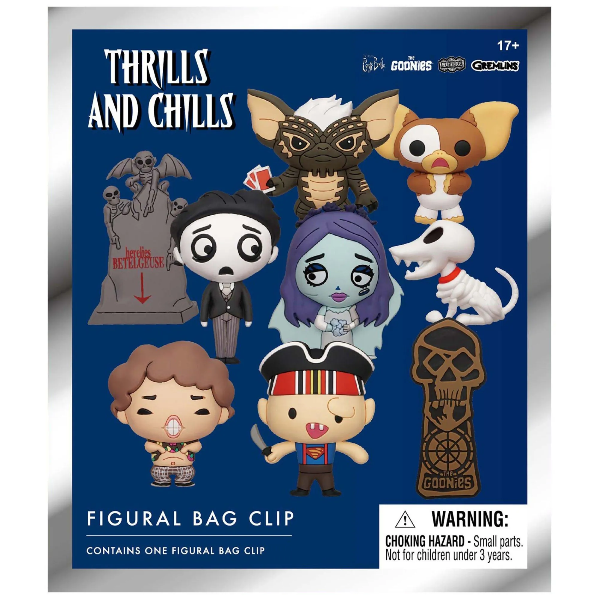 Party City Favors & Favor Bags|Warner Bros Horror 3D Foam Plastic Bag Clip Mystery Pack, 2.5In