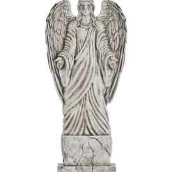 Party City Tombstones & Fencing|Weeping Angel Monument Foam Tombstone, 26In X 57.5In