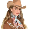 Party City Boas-Western Fashion Scarf & Earring Costume Accessory Kit For Adults