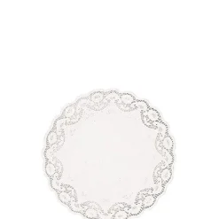 Party City Baking Supplies-White Round Paper Doilies 40Ct