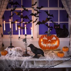 Party City Spiders & Webbing|White Stretch Spider Web, 200 Sq Ft