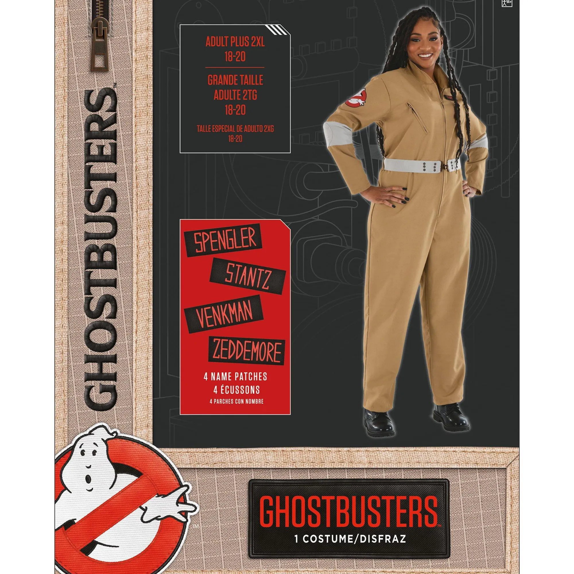 Party City Plus Size Costumes-Women's Ghostbusters Plus Size Costume