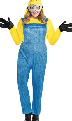 Party City Plus Size Costumes-Womens' Minion Plus Size Deluxe Costume - Minions 2