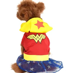 Party City Dog & Pet Costumes-Wonder Woman Dog Costume & Toy - Dc Comics